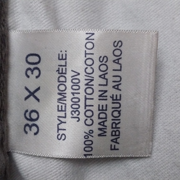 Denver Hayes High Rise Relaxed Fit Jeans 100% cotton Khaki sz 36x30 - Picture 3 of 7